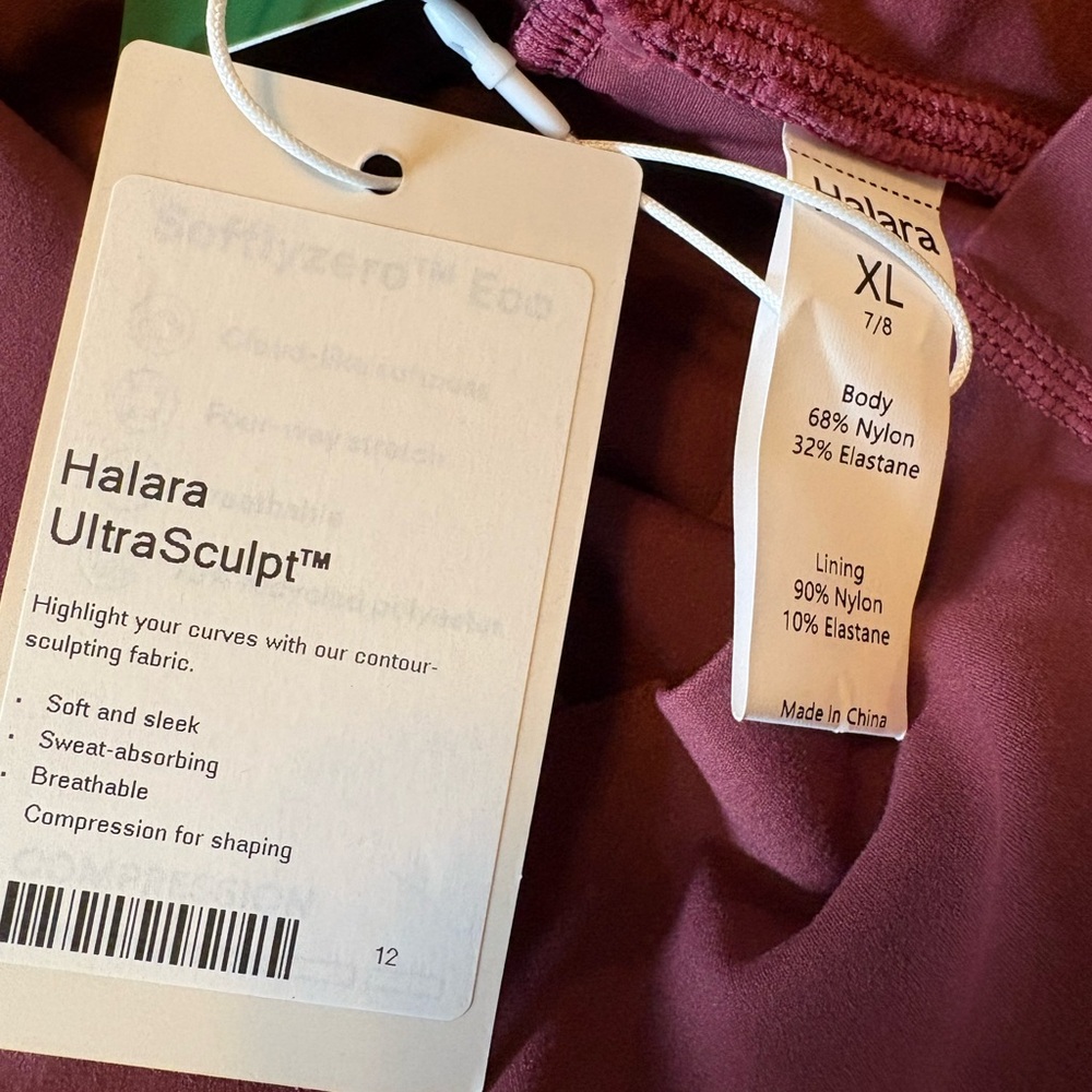 7 pieces HALARA UltraSculpt™ Women’s leggings in Deep maroon + 4 other colors